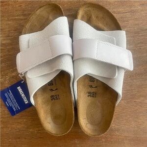 Birkenstock Kyoto Light Gray Sandals size 38